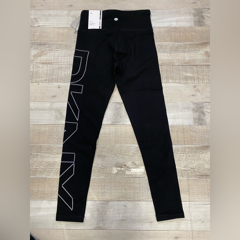 DKNY logo black leggings - Picture 4 of 8